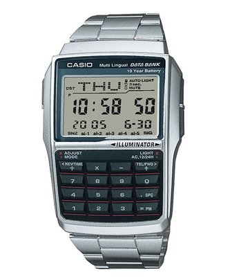 附發票 台灣卡西歐公司貨【時間光廊】CASIO 卡西歐 DATA BANK 電話記憶 計算機手錶 DBC-32D-1A