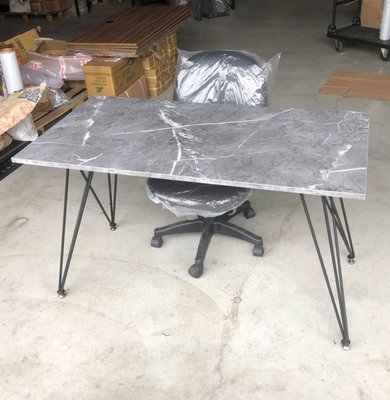 工業風 鐵線腳桌子 餐桌 辦公桌