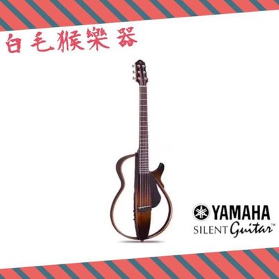 《白毛猴樂器》YAMAHA SLG200S TBS 漸層色 靜音吉他 木吉他