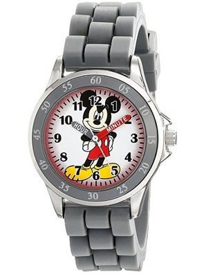 預購 美國 Disney Mickey Mouse 米奇熱賣款 石英機芯 超可愛兒童手錶 指針學習錶 橡膠錶帶 生日禮