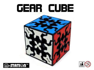 M-STATION"QGC.奇藝魔方格無貼紙齒輪魔術方塊GEAR CUBE"