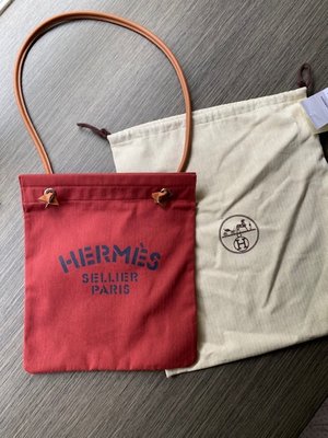 Hermes 愛馬仕輕巧帆布包