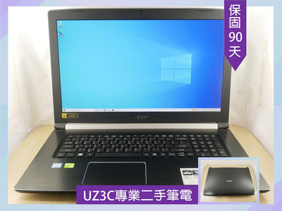 X72 UZ3C二手筆電 ACER A517-51 i5八代八核3.4G/2G獨顯/8G/固態512G/17吋薄型大螢幕