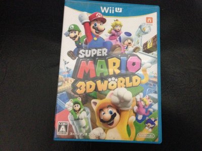 天空艾克斯 Wii U 超級瑪莉歐3D世界 純日版 二手