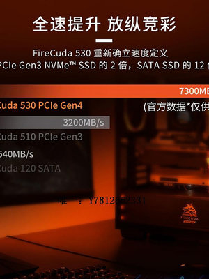 電腦零件Seagate/希捷 酷玩530ssd高速固態硬盤m2臺式電腦nvme 2t/4t tb筆電配件