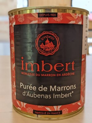 法國安貝法式無糖栗子泥 Imbert - 875g / 罐 穀華記食品原料