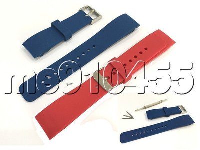 三星 R732 替換錶帶 S2 Classic 錶帶 R732錶帶 矽膠錶帶 智能錶帶 腕帶 附贈工具 藍色 紅色 現貨
