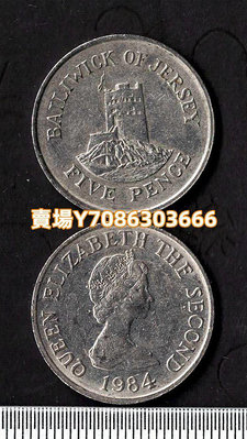 893 澤西島1983-90年5便士硬幣 xf品 收藏用 錢幣 紀念幣 紙幣【悠然居】657