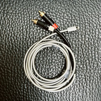 （免運）Lightning適用蘋果13/12/X8轉雙蓮花線RCA，一分二連接DSP功放車用音響音頻線