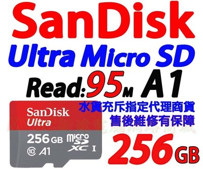 SanDisk 記憶卡 256G Ultra Micro SD 256GB A1 另有 創見 威剛 128G 64G