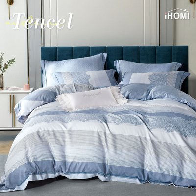 《iHOMI》奧地利天絲單人床包枕套二件組-輕風海岸