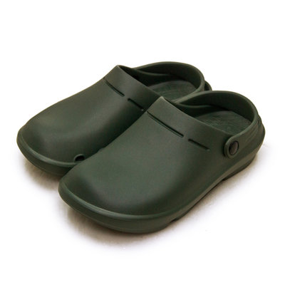 利卡夢鞋園–DIADORA 迪亞多那 輕量兩穿式包頭護趾厚底涼拖鞋--台灣製造--軍綠--71307--男