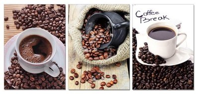 聚鯨Cetacea﹡Art【咖啡TC-4768ABC印製畫】coffe break咖啡豆無框畫廊壁飾品壁紙壁貼裝飾畫