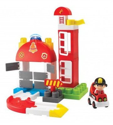 不正常玩具 小小積木師 42pcs 消防局 代理現貨 K