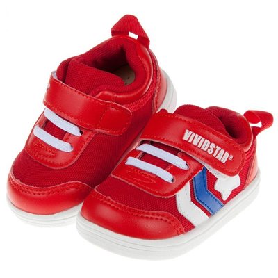童鞋(13~18公分)BABYVIEW活潑寶寶紅色透氣機能寶寶學步鞋'O8V07XA
