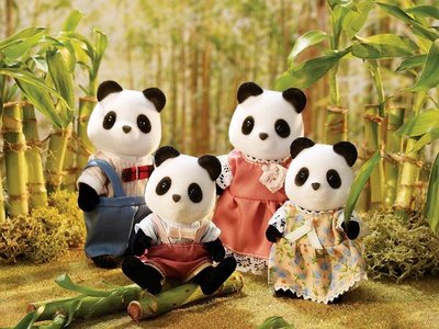「美樂媽咪」(可刷卡) 美國正品 森林家族  熊猫家族 猫熊 --美國限定版台灣買不到