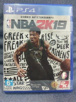 PS4 NBA 2K19 Play Station 4遊戲片 2K系列任選二片再折100