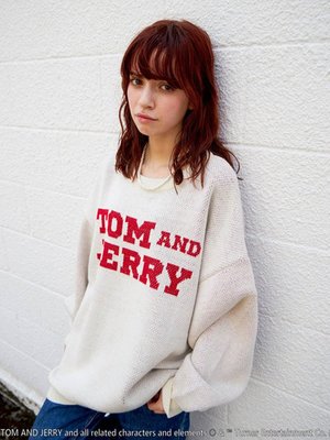 ❤奢品匯LF日本代購❤日本12月上旬發售Sequence TOM and JERRY貓和老鼠針織毛衣