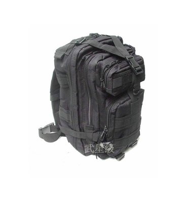 台南 武星級 MOLLE 3P 背包 黑( 槍盒 槍箱 槍袋 旅遊 登山 烤肉 露營 槍包 書包 生存遊戲 軍事風 迷彩