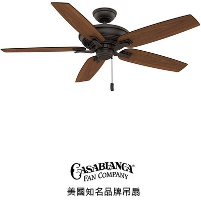 [top fan] Casablanca Academy 54英吋吊扇(54085)初銅色 適用於110V電壓