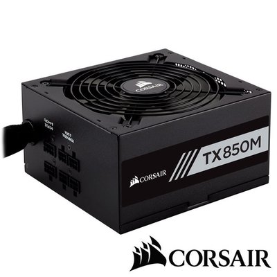 電子街3C 特賣會 全新 CORSAIR 海盜船 TX850M 80Plus金牌 電源供應器 850W