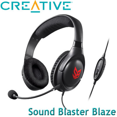 【MR3C】限量 含稅 CREATIVE 創新未來 Sound Blaster Blaze 有線 電競 頭戴式耳機麥克風