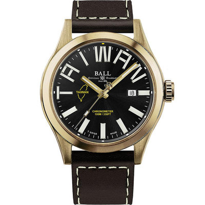 BALL 波爾 Engineer III 台灣騰雲號 130周年青銅款限量紀念機械腕錶 ND2186C-L3C-BK