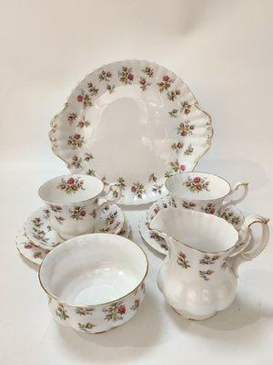 英國 ROYAL ALBERT 皇家阿爾伯 Winsome薰衣草玫瑰系列 咖啡杯 紅茶杯 下午茶杯碟套組