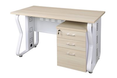 【zi_where】*文森~4尺橡木+白色電腦桌/工作桌/書桌 $3000