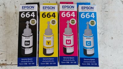 Epson L565 系列原廠填充墨水瓶 664 一次4色$1200