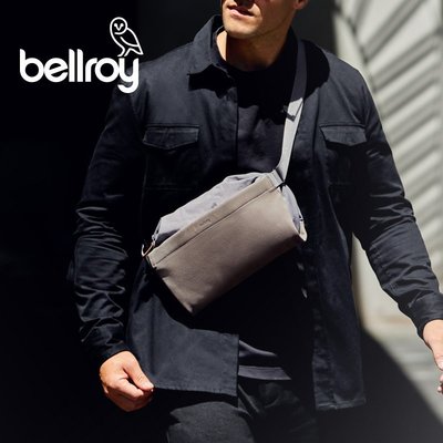 熱銷 Bellroy澳洲進口Sling Premium休閑腰包真皮斜挎包防水禮物胸包7L