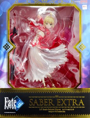 日本正版 GSC Fate/Extra 紅Saber 尼祿 1/7 模型 公仔 日本代購