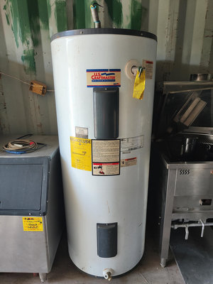 543二手貨-美國豪盟電熱儲存式熱水器80加侖