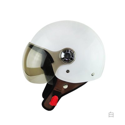 《JAP》KK K-808 飛行帽 亮白  Vespa GOGORO同款安全帽 全可拆內襯 華泰📌折價150元