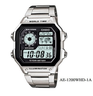 【CASIO 專賣】AE-1200WHD-1A防水100米 另有 AE-1300 AE-2100WD-1A