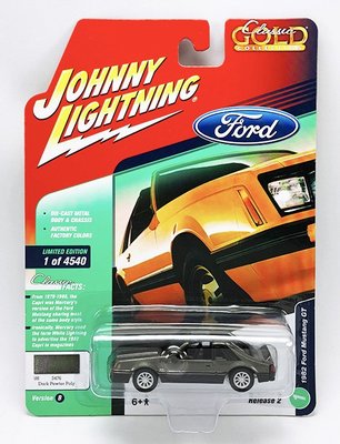 【秉田屋】現貨 Auto World Ford 福特 Mustang GT 野馬 1982 鐵灰 1/64