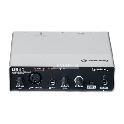 ＜TENCHEER現貨＞ Steinberg UR12 USB 2.0 錄音介面 2X2 Audio 錄音盒 錄音卡 UR-12