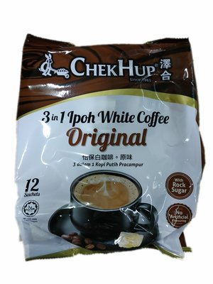 【大優惠】馬來西亞澤合怡保白咖啡40公克(三合一)    原裝進口~