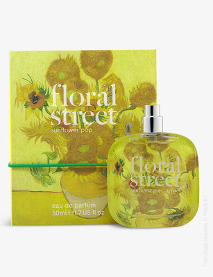 FLORAL STREET 倫敦香水品牌 花街 x 梵高博物館 向日葵 香水 50ml Sunflower Pop ea【小黃豬代購】