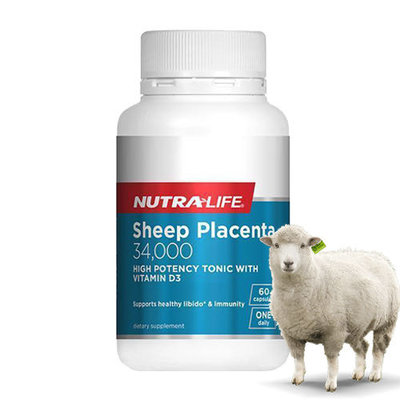 純淨紐西蘭🌿 紐樂 Nutralife 羊胎盤素 60粒 Sheep Placenta 34000mg