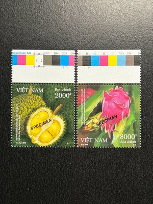 【珠璣園】977-S越南樣票-2008年 越南-新加坡共同發行郵票 有齒 2全