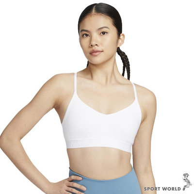Nike 運動內衣 女裝 輕度支撐 可拆襯墊 白【運動世界】FD1063-100