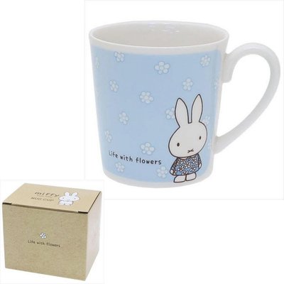 花見雜貨~日本進口全新正版miffy米飛兔瓷器陶瓷馬克杯
