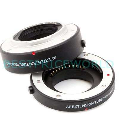 PIXCO 自動對焦近攝接環 PANASONIC MICRO M4/3卡口相機微距接寫環 近攝接圈 鏡頭延伸套筒微距接環