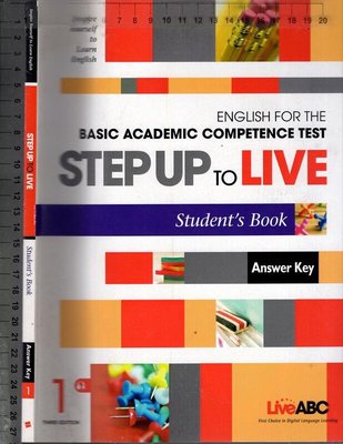 佰俐O《STEP UP TO LIVE 1．Student's Book．Answer Key 附1CD》LiveABC