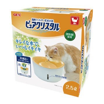 【李小貓之家】GEX《貓用視窗型飲水機-2.5L》