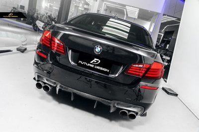 【政銓企業有限公司】BMW F10 M5 MTECH 後保專用 V款 高品質 碳纖維 卡夢 後下巴 後中包520 528