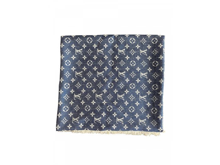 Louis Vuitton MONOGRAM Denim Gradient Shawl (M77461)