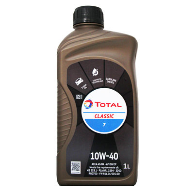 【易油網】TOTAL 10W40 CLASSIC 7 10W-40 合成機油ENI Shell Mobil