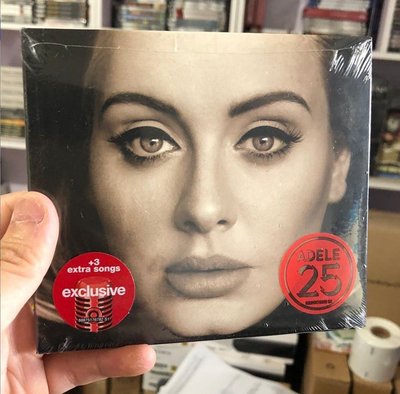 現貨直出 現貨 cd 阿黛爾 Adele - 25 Target獨家 正版全新未拆-追憶唱片 強強音像